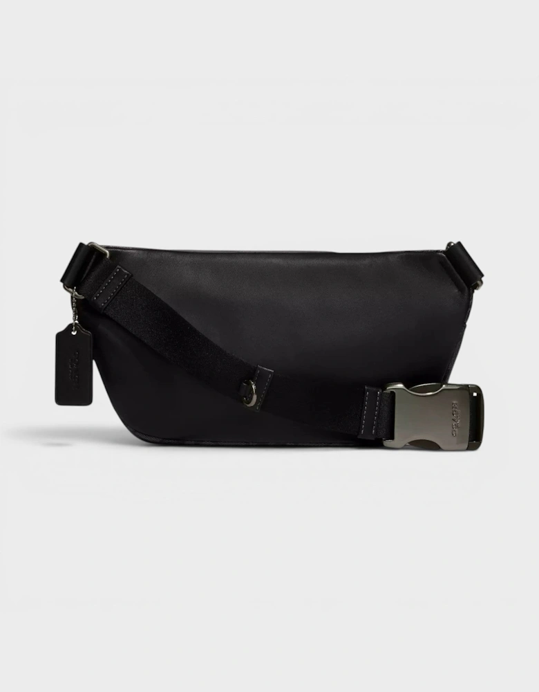 Elias Belt Bag Signature Canvas Charcoal Grey