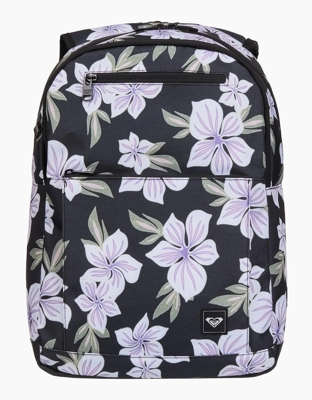 Roxy Womens Here You Are Printed 24 L Backpack - Oil Green Of The Pacific Axs - Size: ONE size