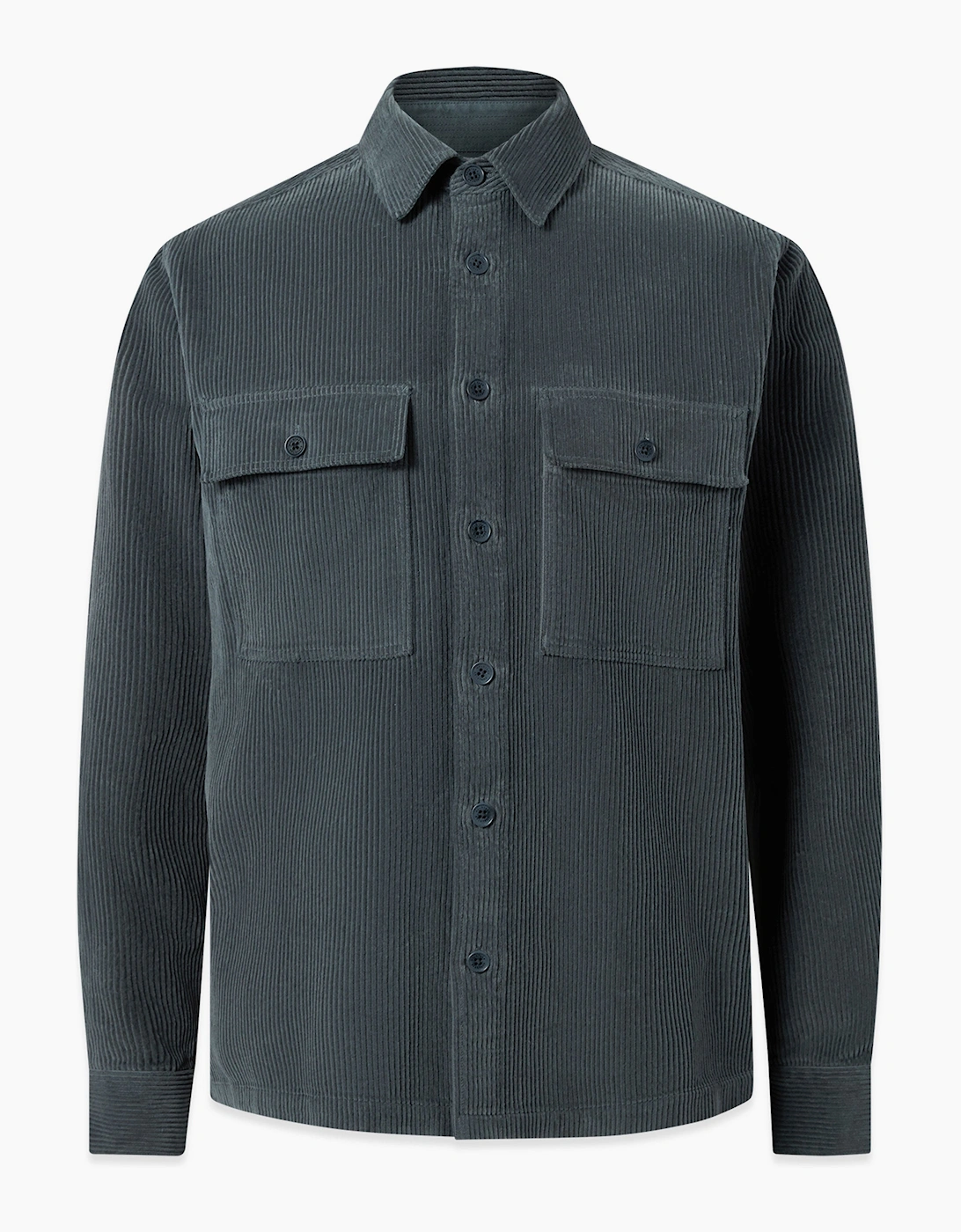 BELSTAFF RAVINE COTTON CORDUROY SHIRT PETROL BLUE, 4 of 3