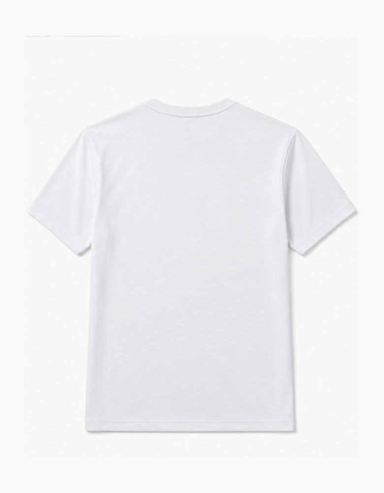 Nike Dri Fit Miler Short Sleeve T Shirt in White