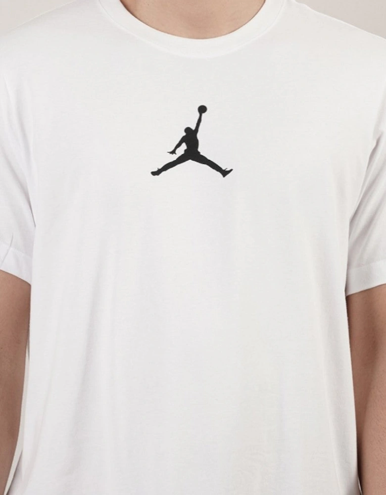 Nike Mens Air Jordan Small Jumpman Logo T Shirt in White