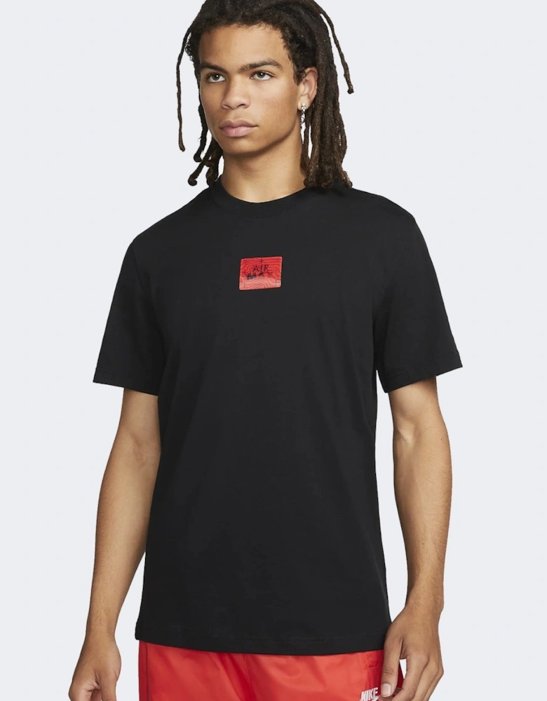 Nike Air Max Mens Sportswear Graphic Logo T Shirt in Black