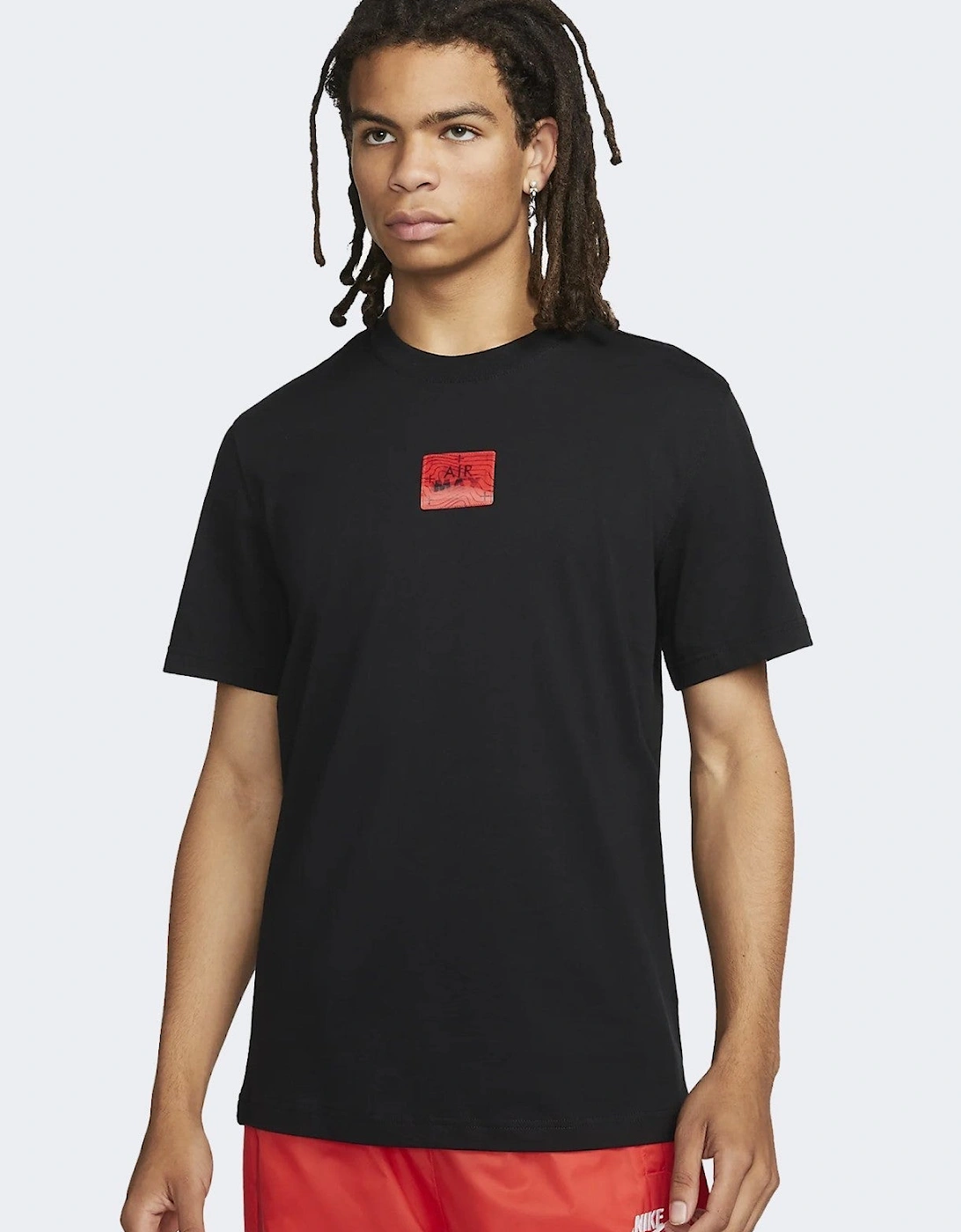 Nike Air Max Mens Sportswear Graphic Logo T Shirt in Black