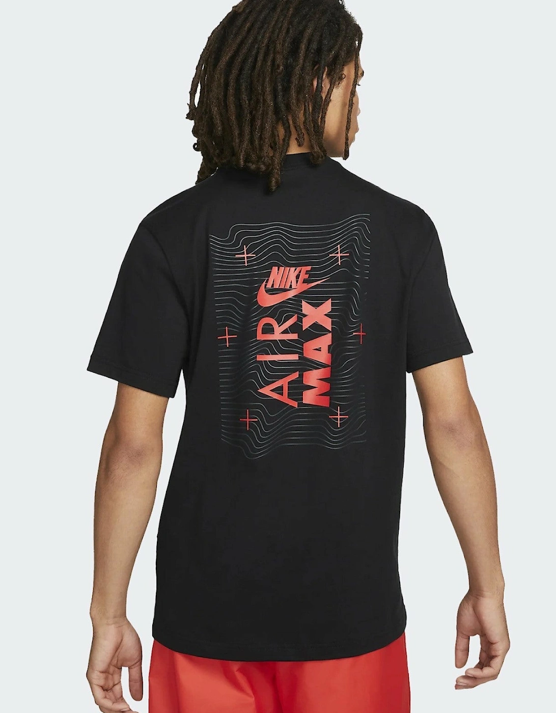 Nike Air Max Mens Sportswear Graphic Logo T Shirt in Black