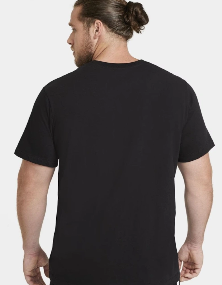 Nike Mens Air Jordan Small Jumpman Logo T Shirt in Black