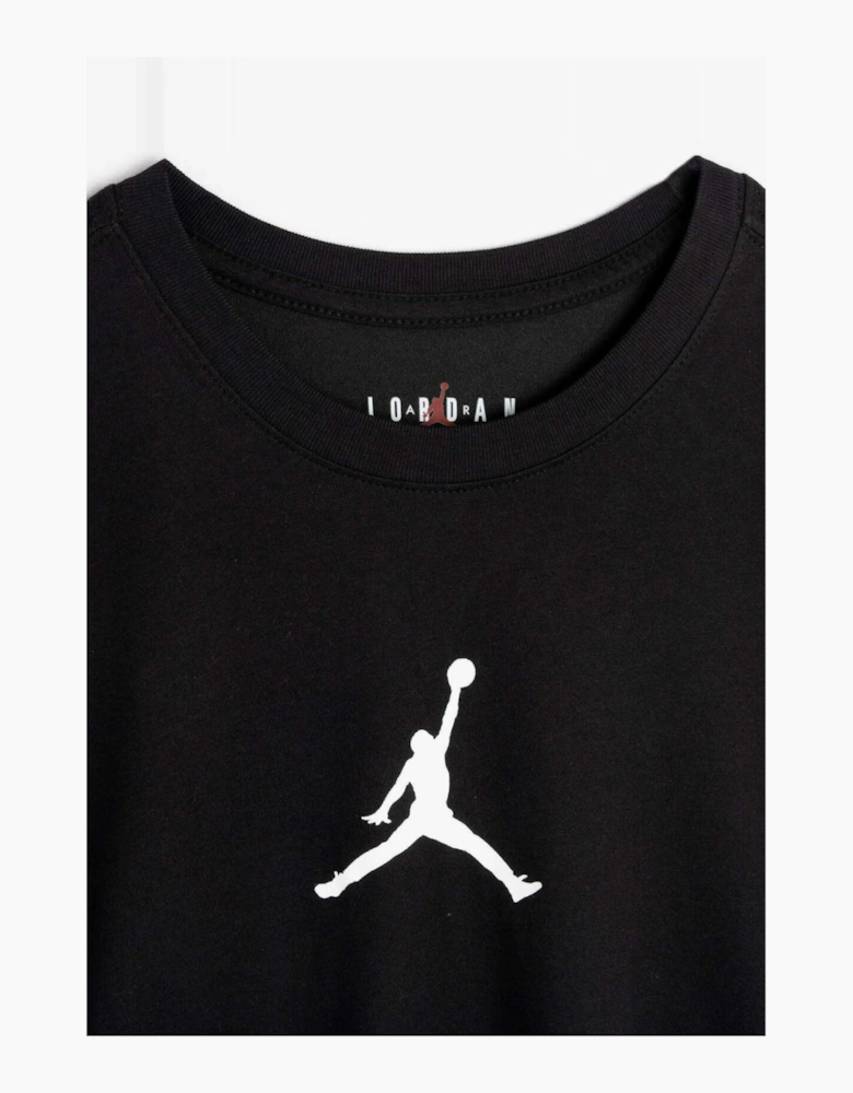 Nike Mens Air Jordan Small Jumpman Logo T Shirt in Black