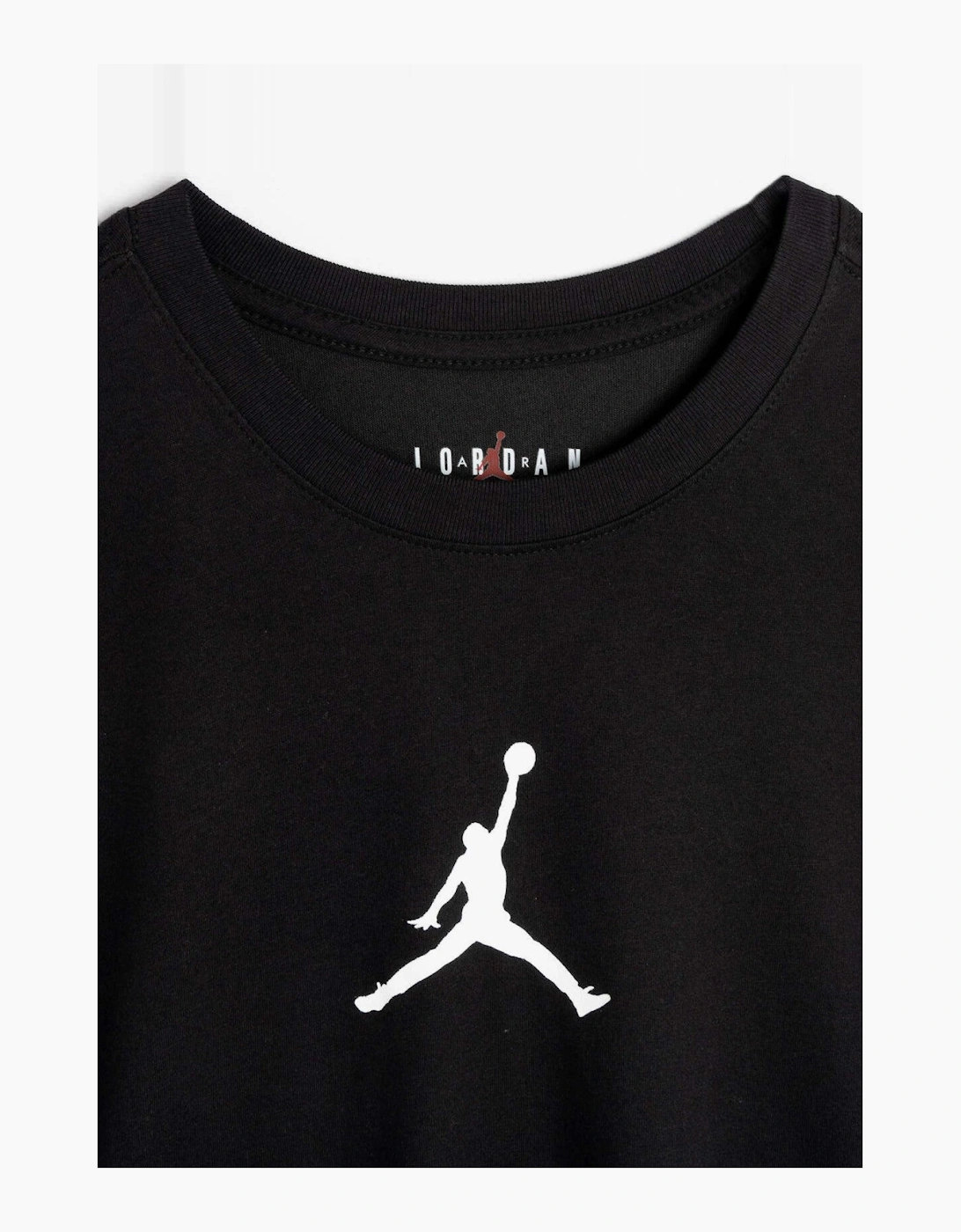 Nike Mens Air Jordan Small Jumpman Logo T Shirt in Black