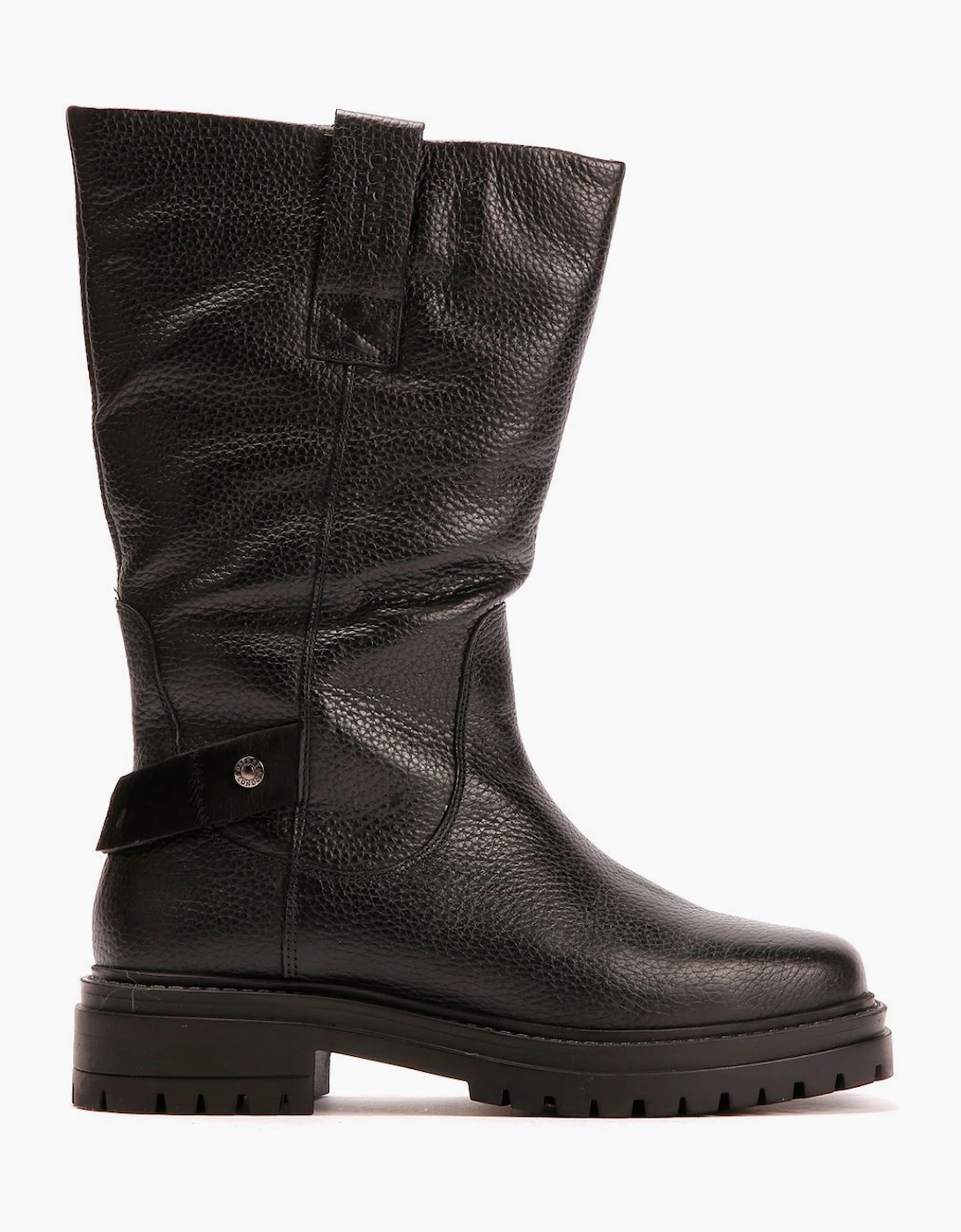 Osprey London The Gabarron Leather Women's Black Boots