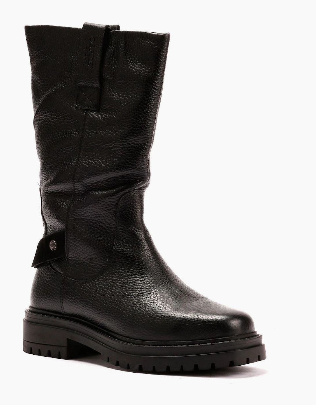 Osprey London The Gabarron Leather Women's Black Boots