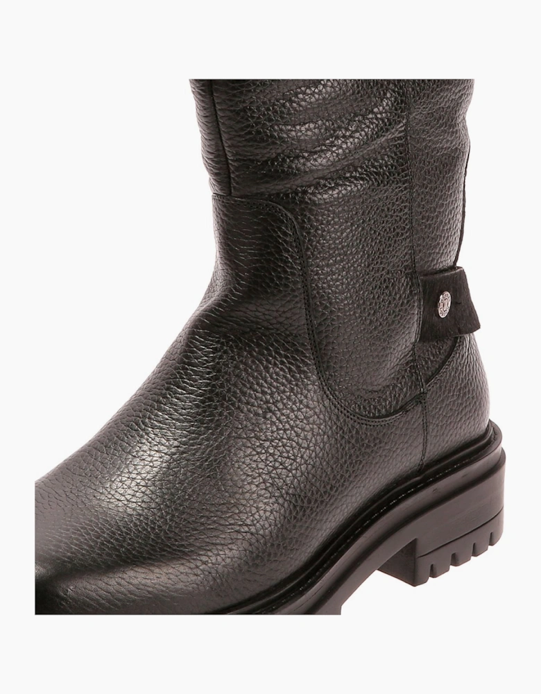 Osprey London The Gabarron Leather Women's Black Boots