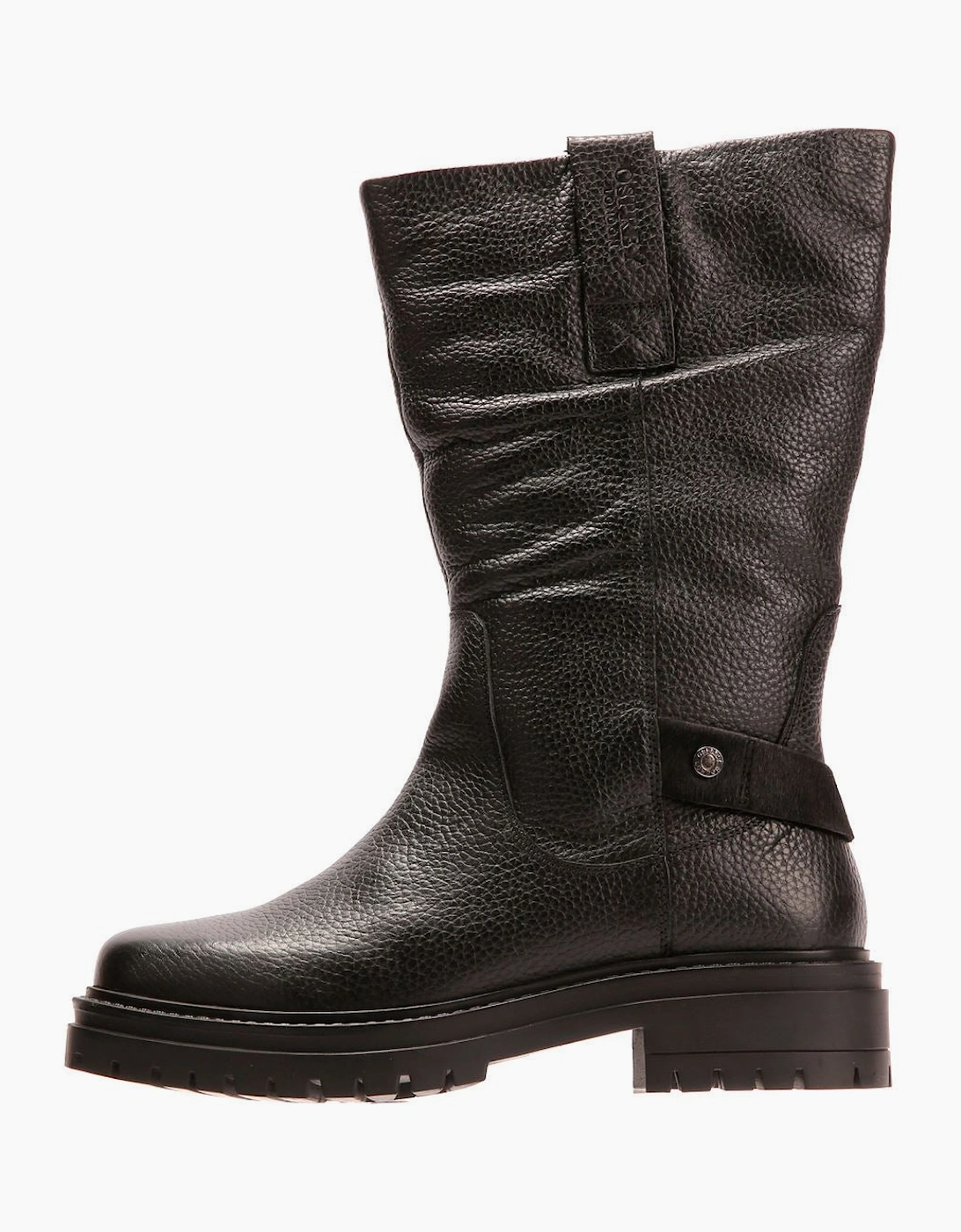 Osprey London The Gabarron Leather Women's Black Boots