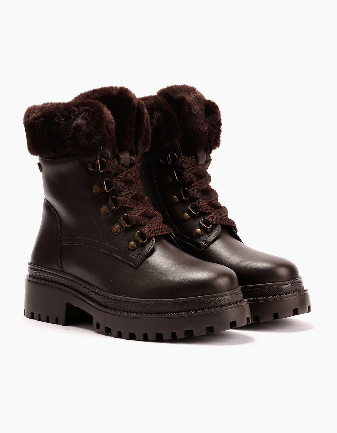 Osprey London The Budapest Leather Women's Chocolate Boots, 9 of 8