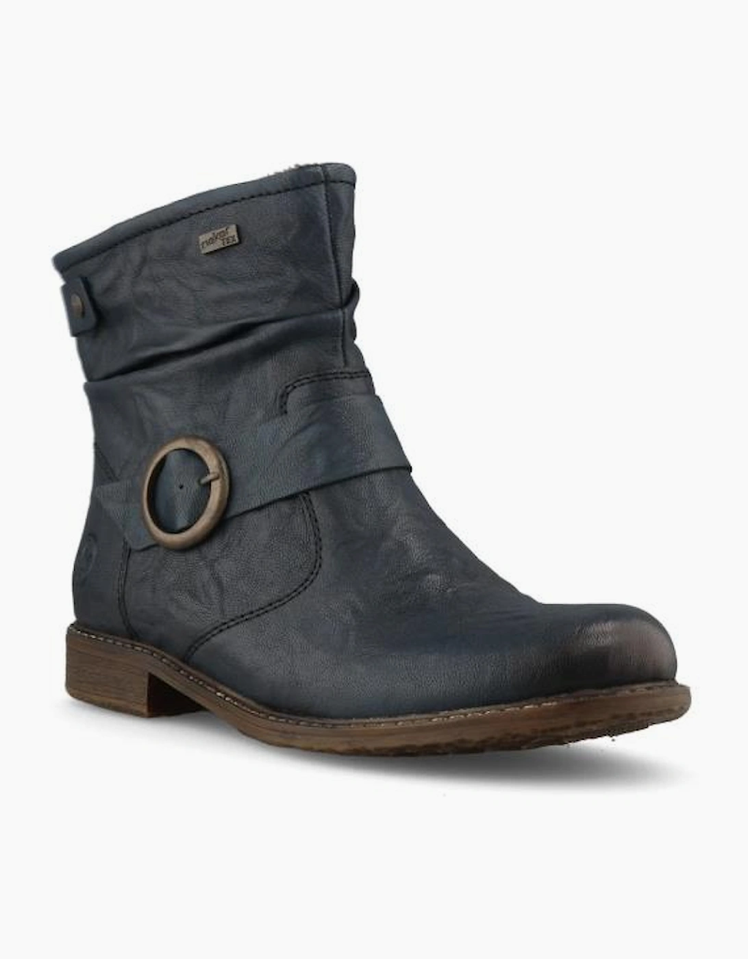 Women's Rieker Ladies Boots 74857-14 In Navy - Size, 6