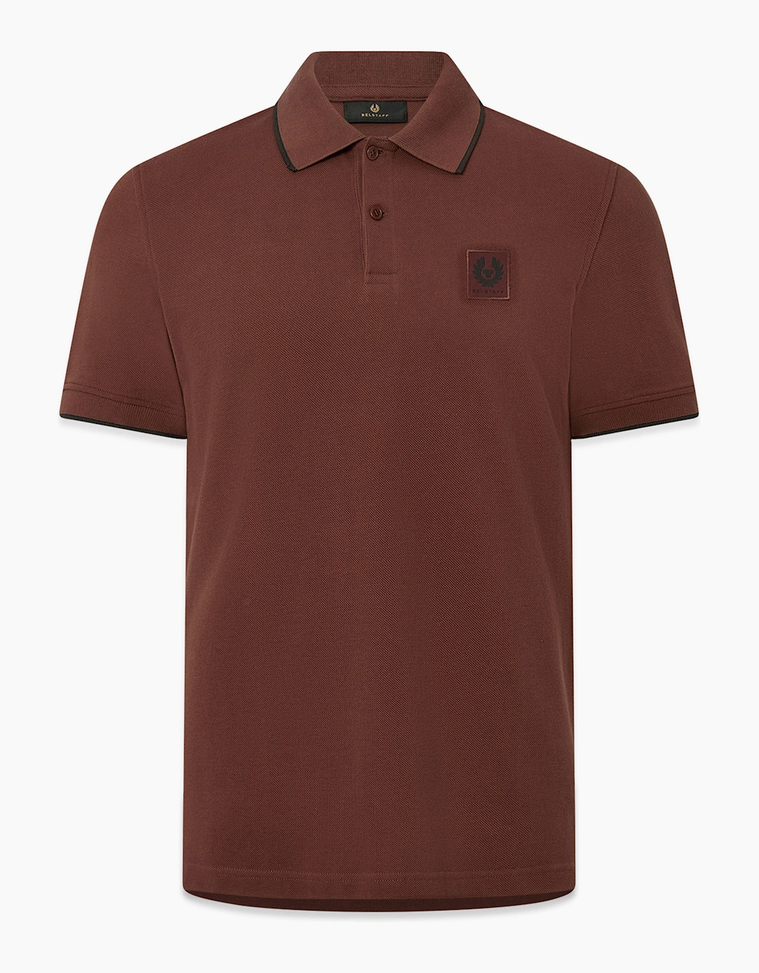 BELSTAFF TIPPED POLO OXBLOOD