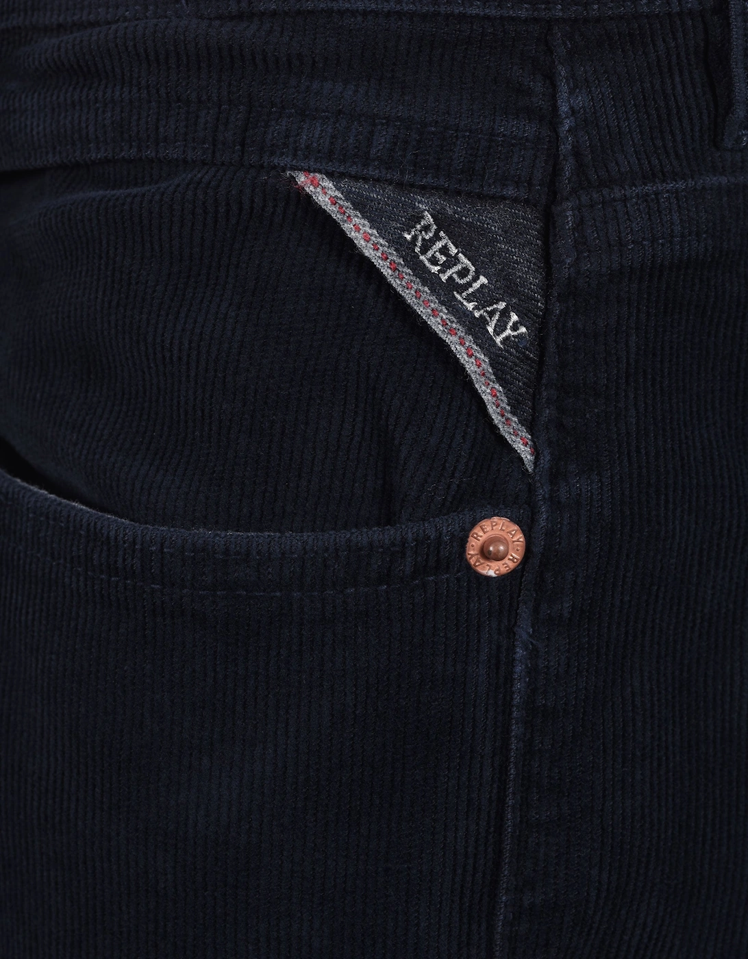 REPLAY GROVER CORDS NAVY