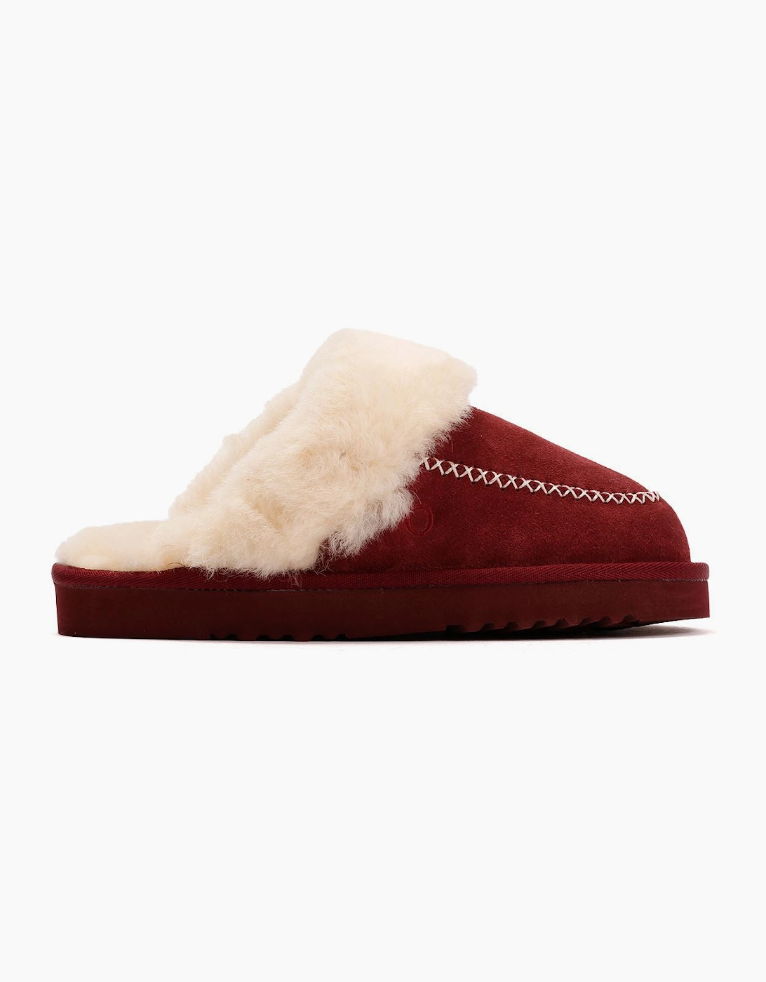 Osprey London The Celeste Suede Women's Merlot Slippers