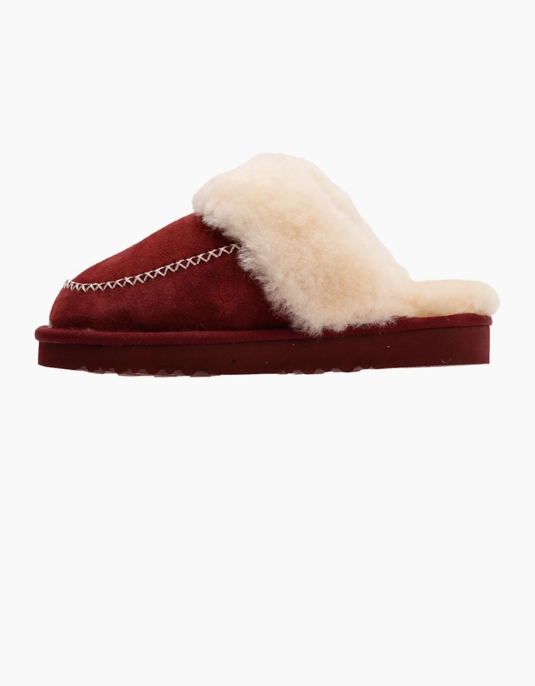 Osprey London The Celeste Suede Women's Merlot Slippers