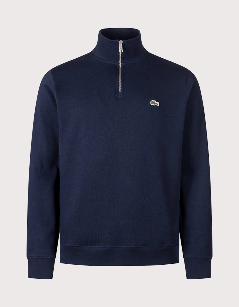 Croc Logo Quarter Zip sweatshirt