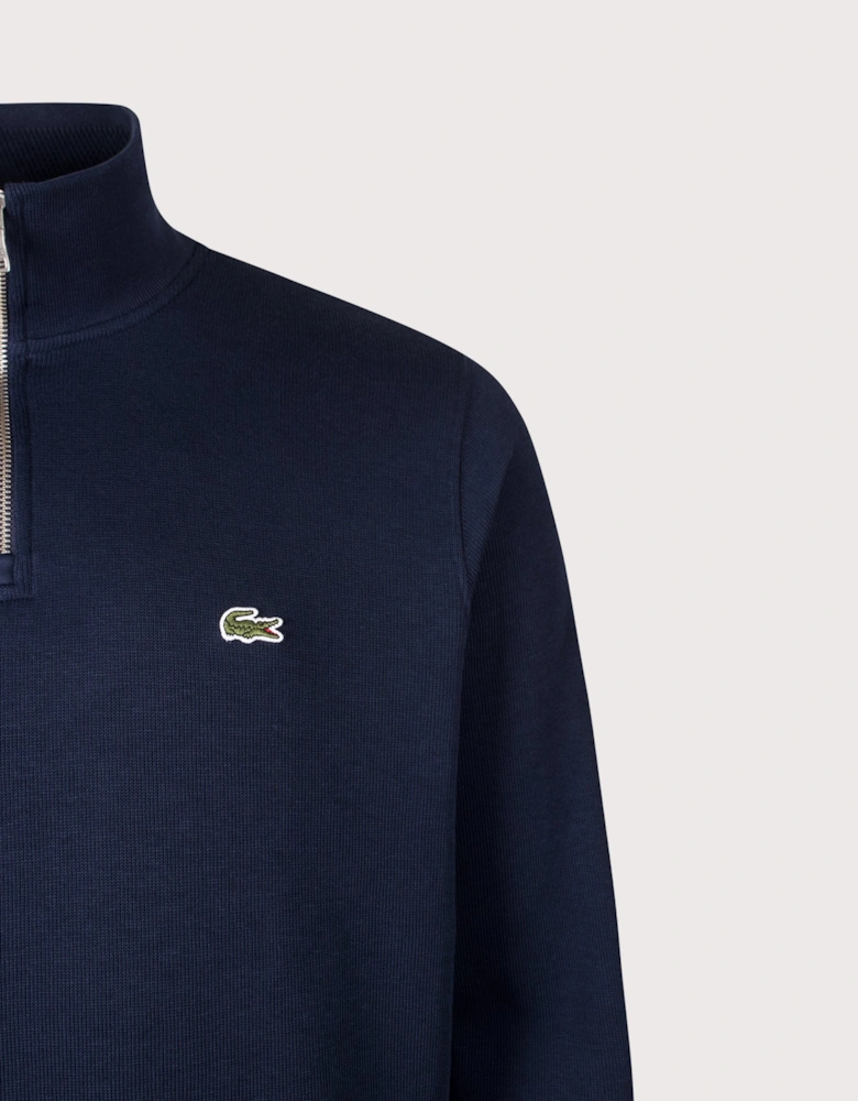 Croc Logo Quarter Zip sweatshirt