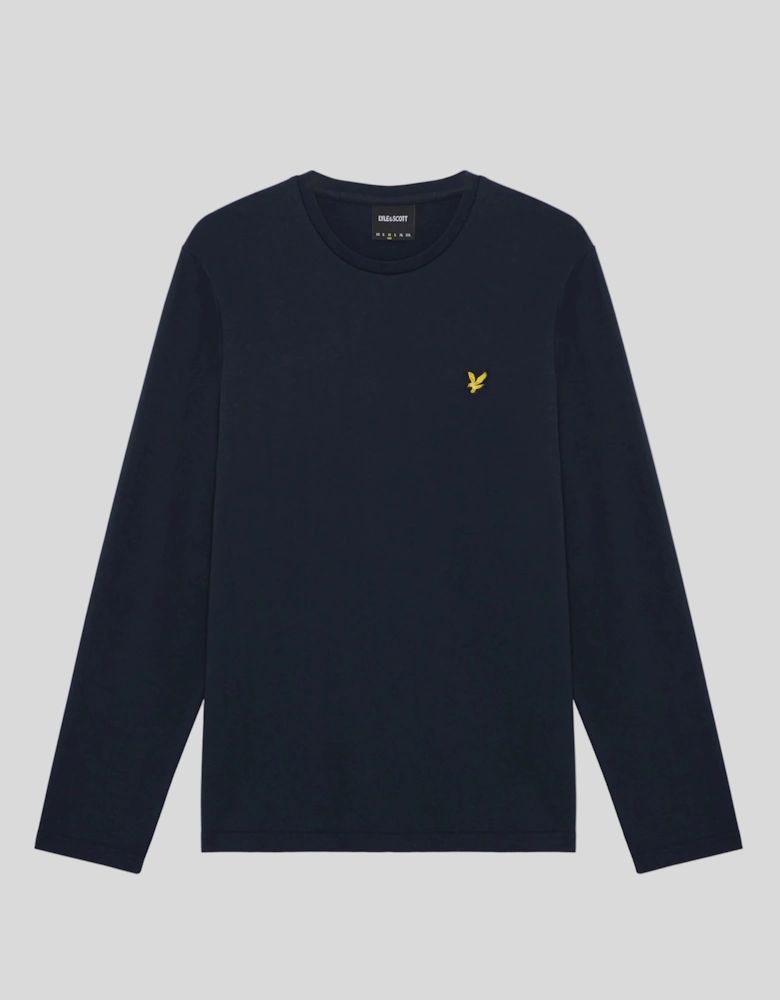 Boxy Long Sleeve Cotton T-Shirt