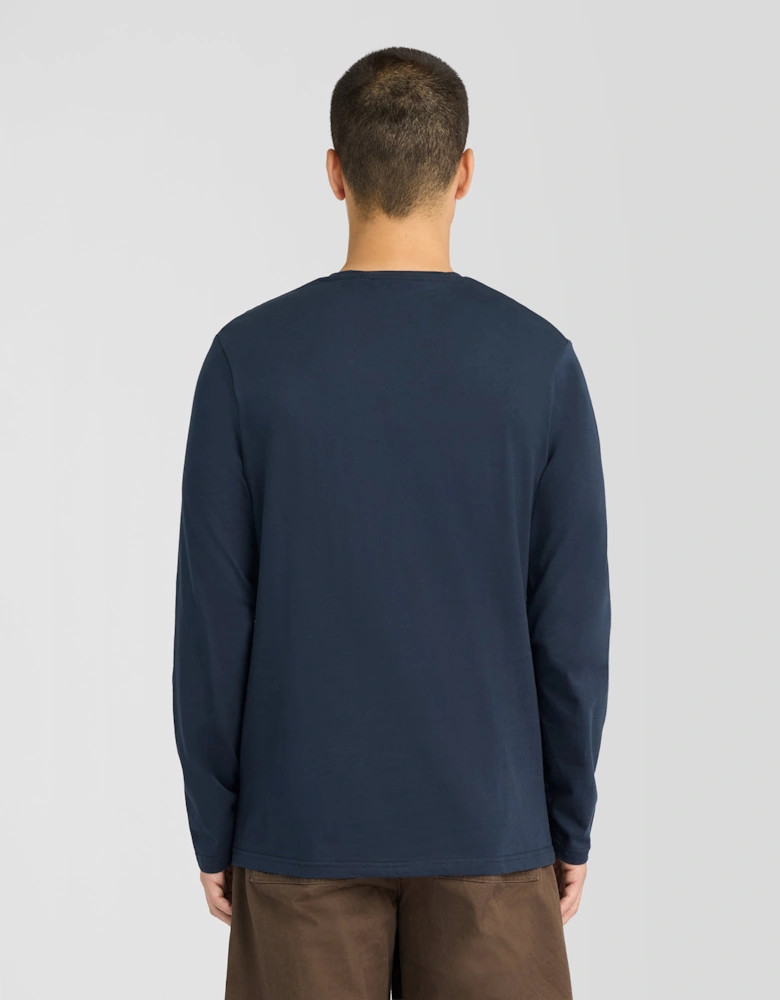 Boxy Long Sleeve Cotton T-Shirt