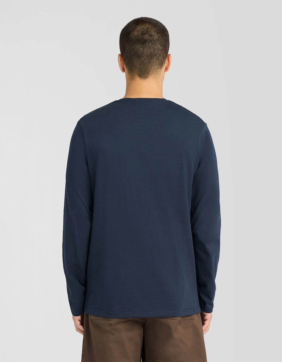 Boxy Long Sleeve Cotton T-Shirt