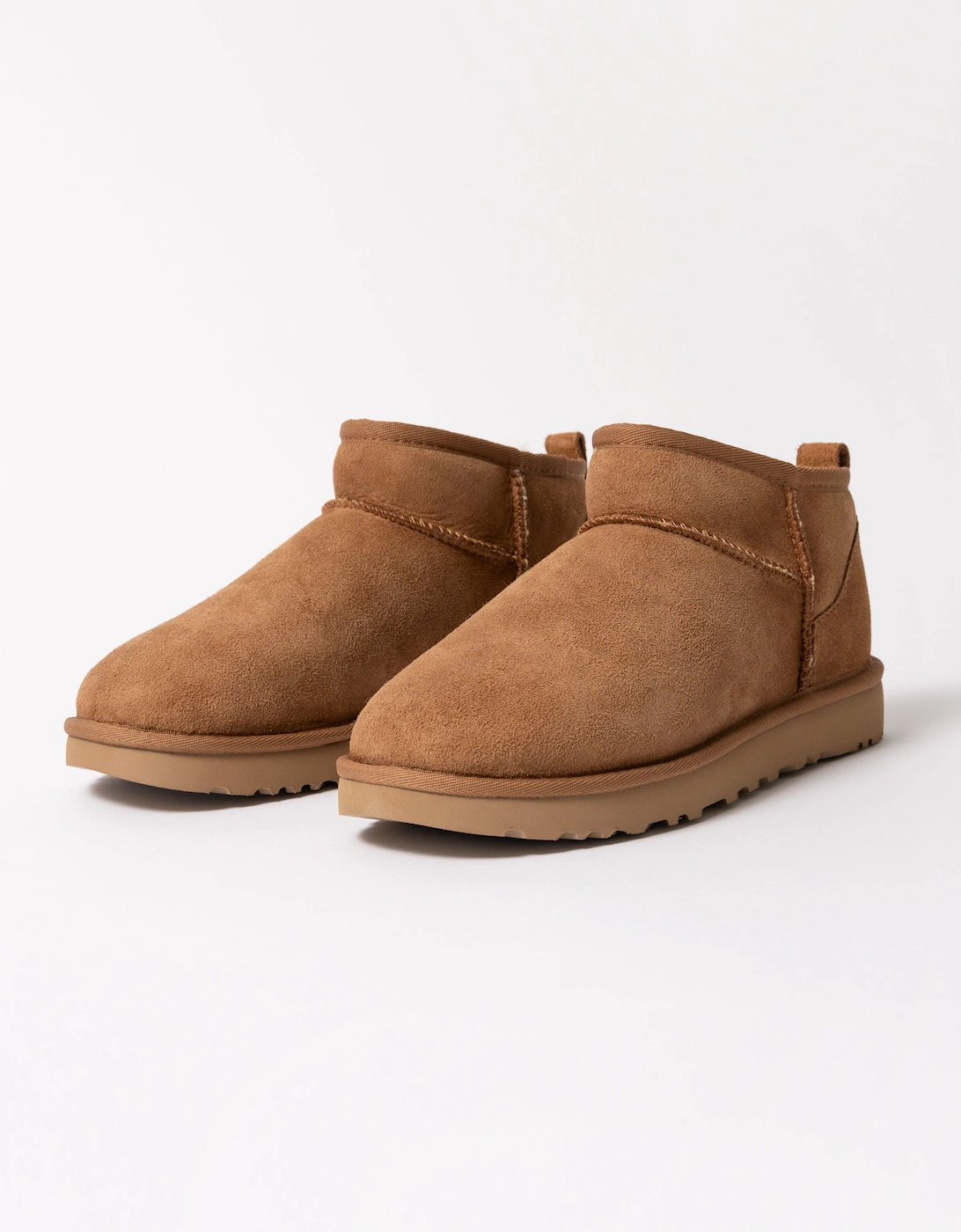 Ugg Women's Brown Classic Ultra Mini Boot - Chestnut - Size 5