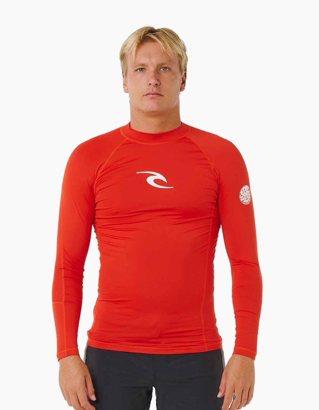 Rip Curl Mens Waves Long Sleeve Rash Vest, 2 of 1