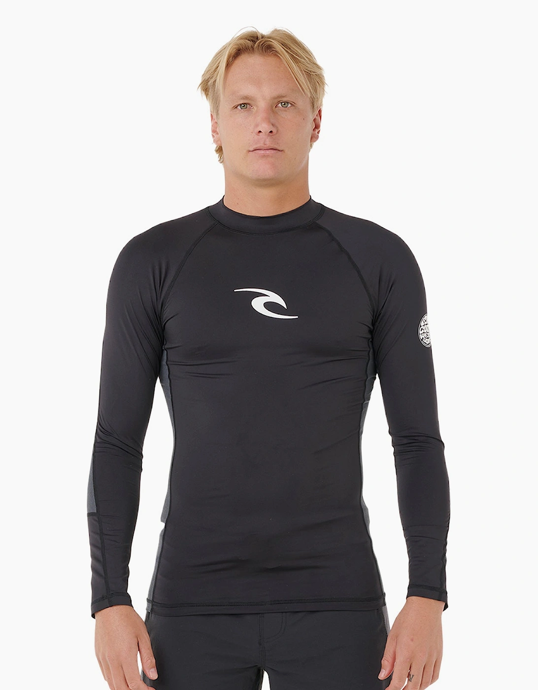Rip Curl Mens Waves Long Sleeve Rash Vest, 2 of 1