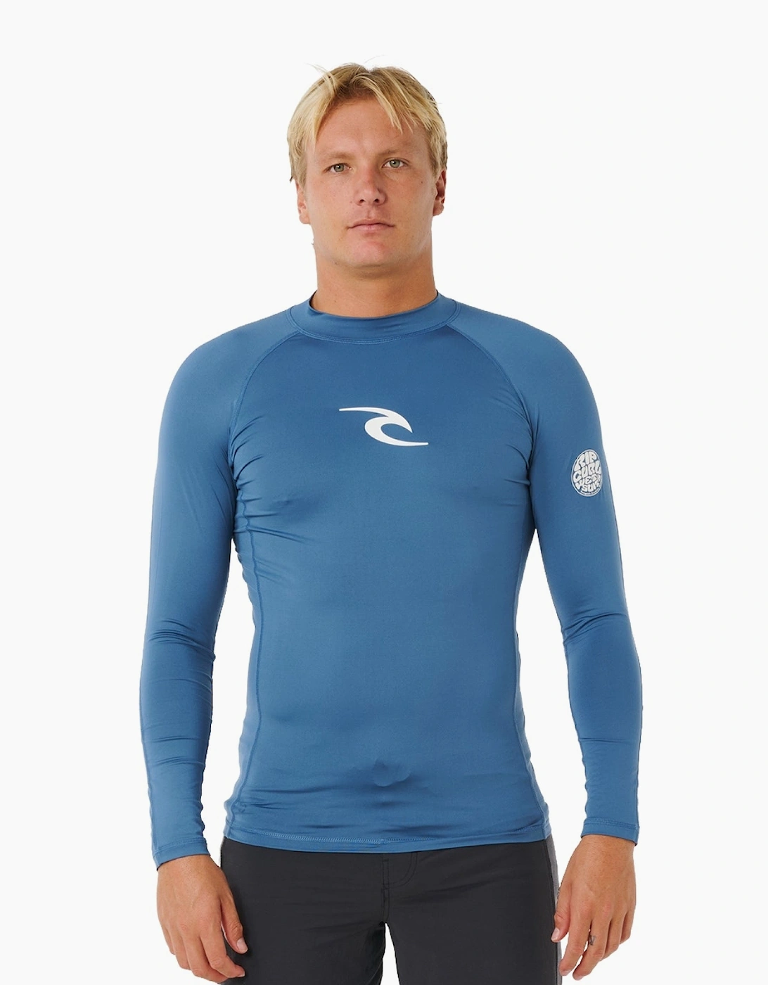 Rip Curl Mens Waves Long Sleeve Rash Vest, 2 of 1