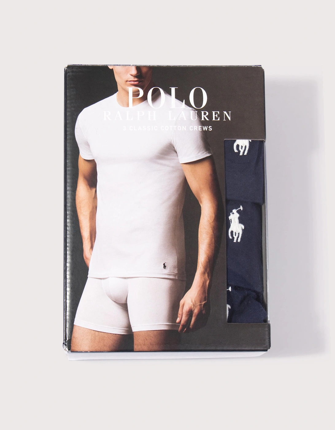 3 Pack Slim Fit Crewneck Loungewear T-Shirt