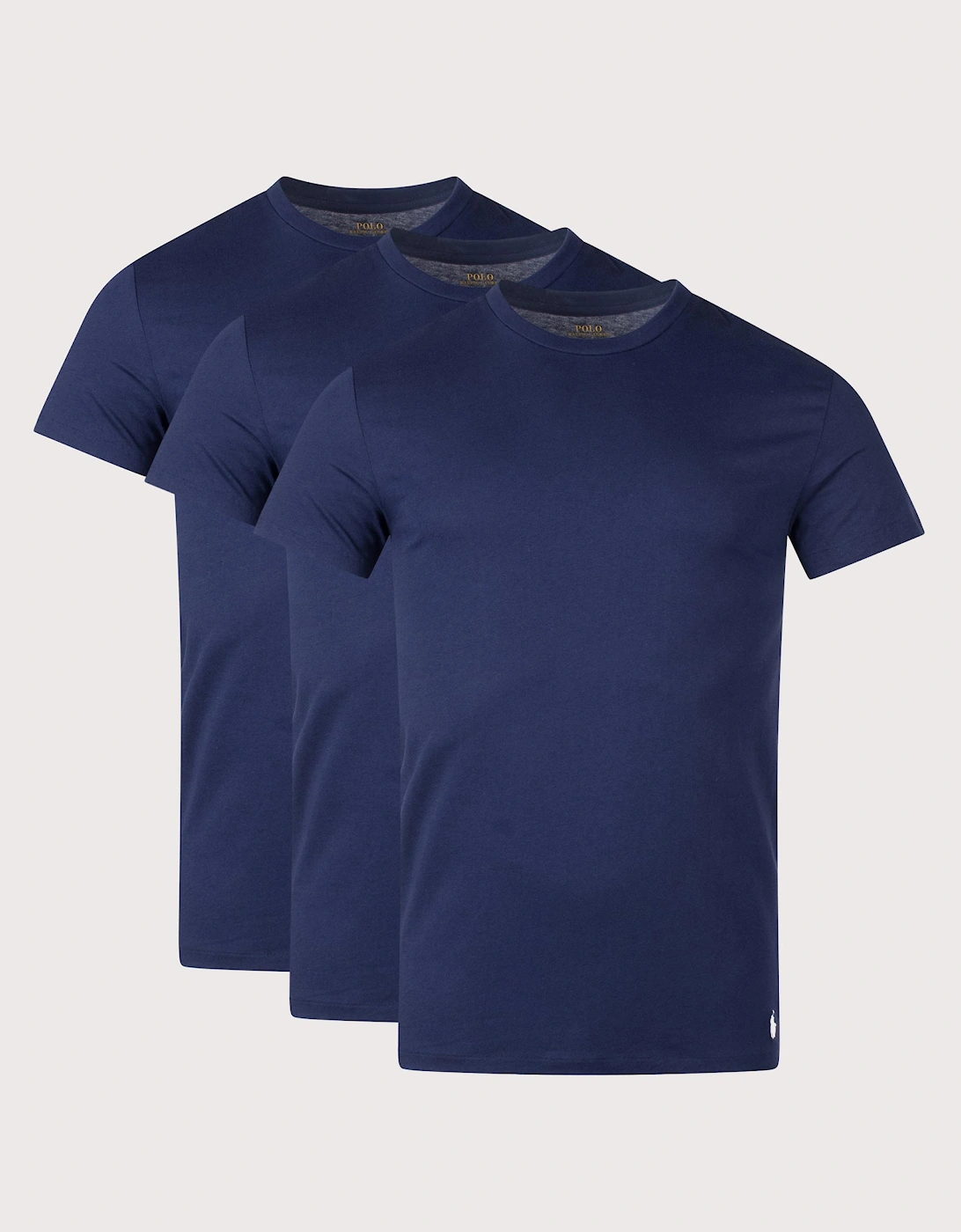 3 Pack Slim Fit Crewneck Loungewear T-Shirt