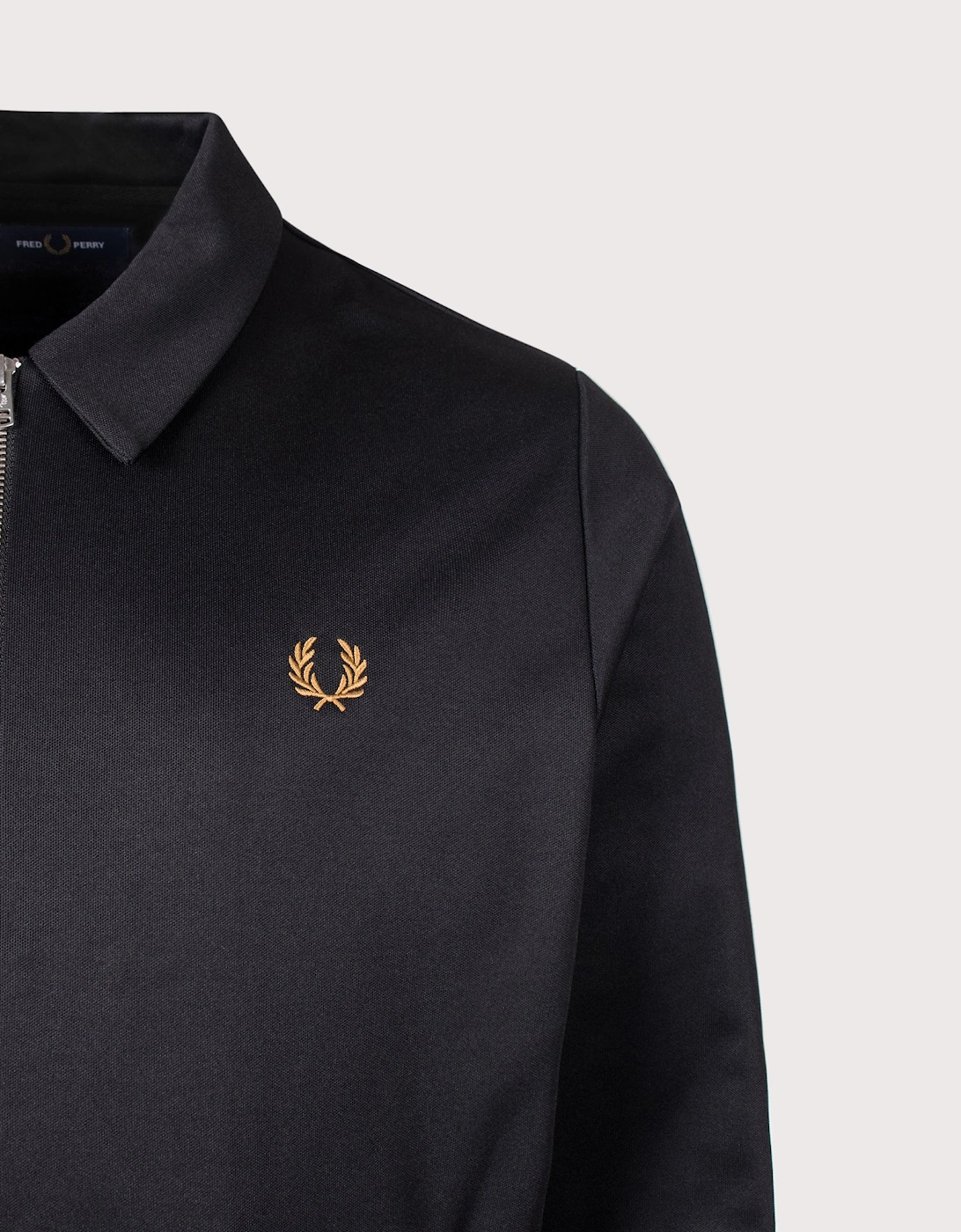 Regular Fit Tipped Tape Track Jacket