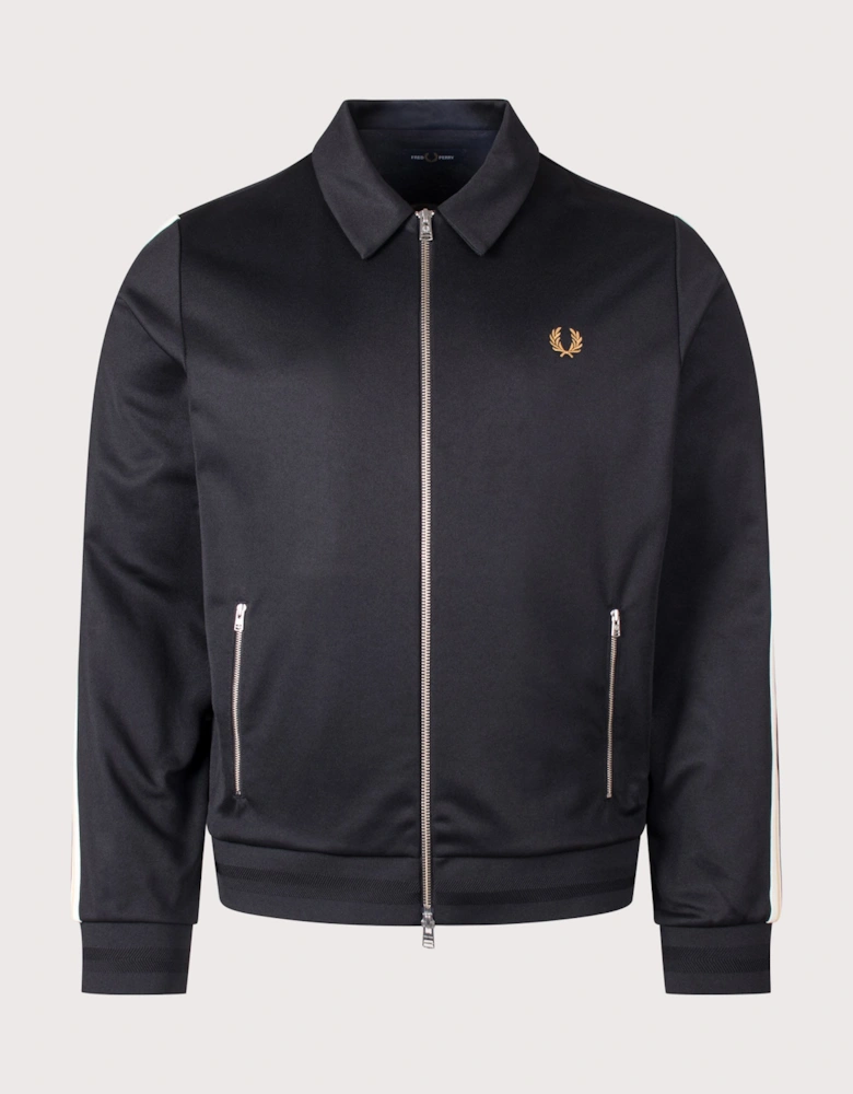 Regular Fit Tipped Tape Track Jacket