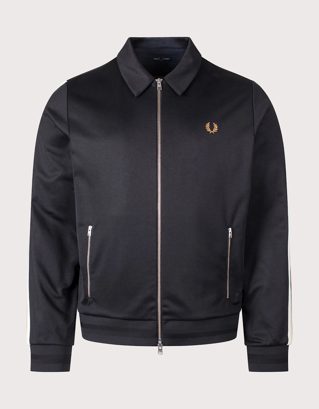Regular Fit Tipped Tape Track Jacket