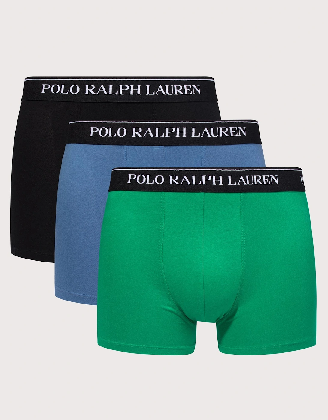 3 Pack Classic Stretch Cotton Trunks, 3 of 2