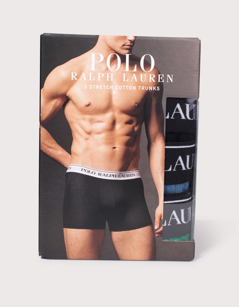 3 Pack Classic Stretch Cotton Trunks