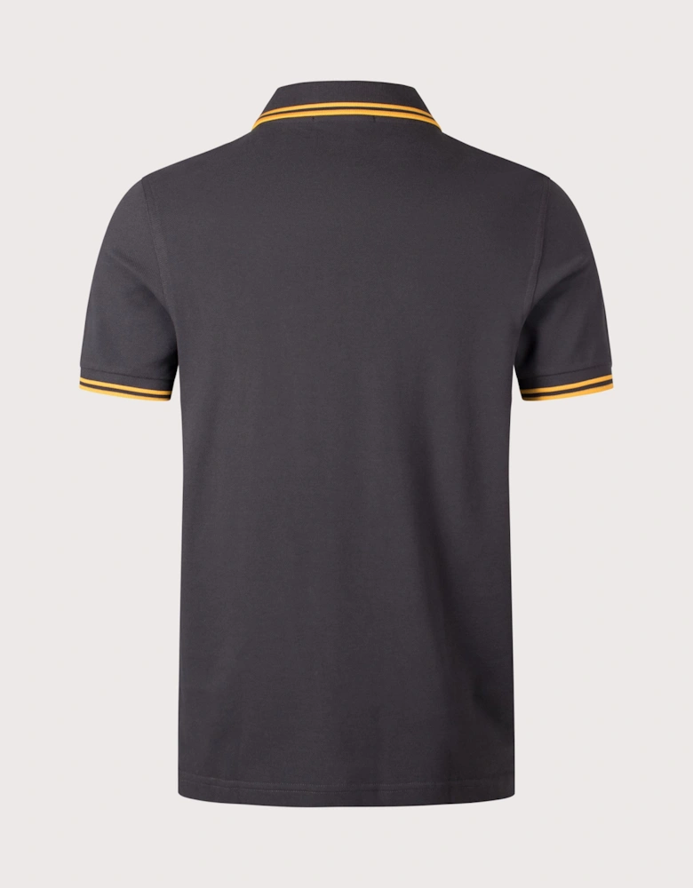 Regular Fit Twin Tipped Fred Perry Polo Shirt