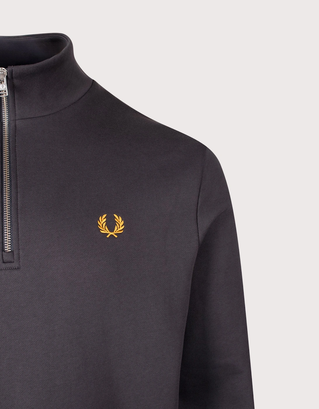Regular Fit Quarter Zip Sweatshirt