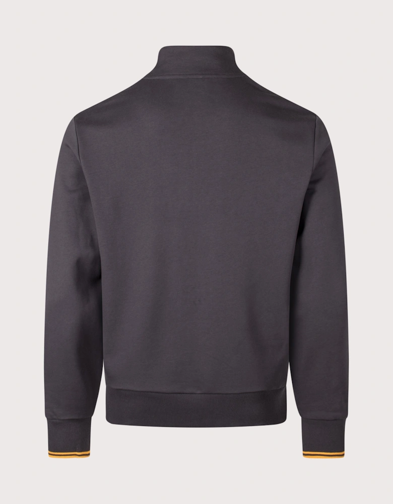 Regular Fit Quarter Zip Sweatshirt
