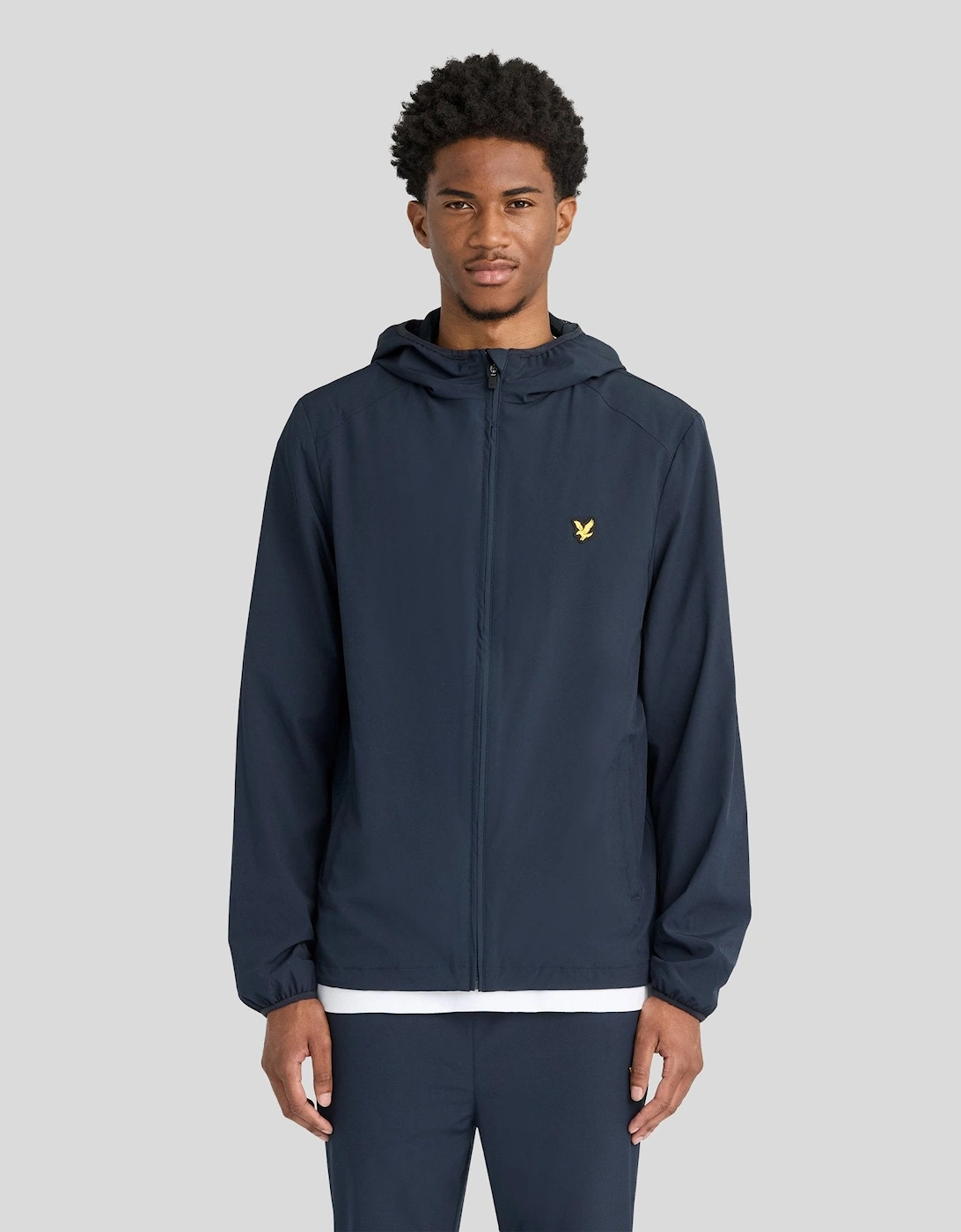 Lyle And Scott Men's Navy Sports Windbreaker Jacket - Size: 38/Regular