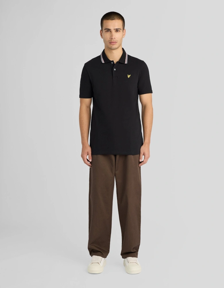 Tipped Track Polo Shirt