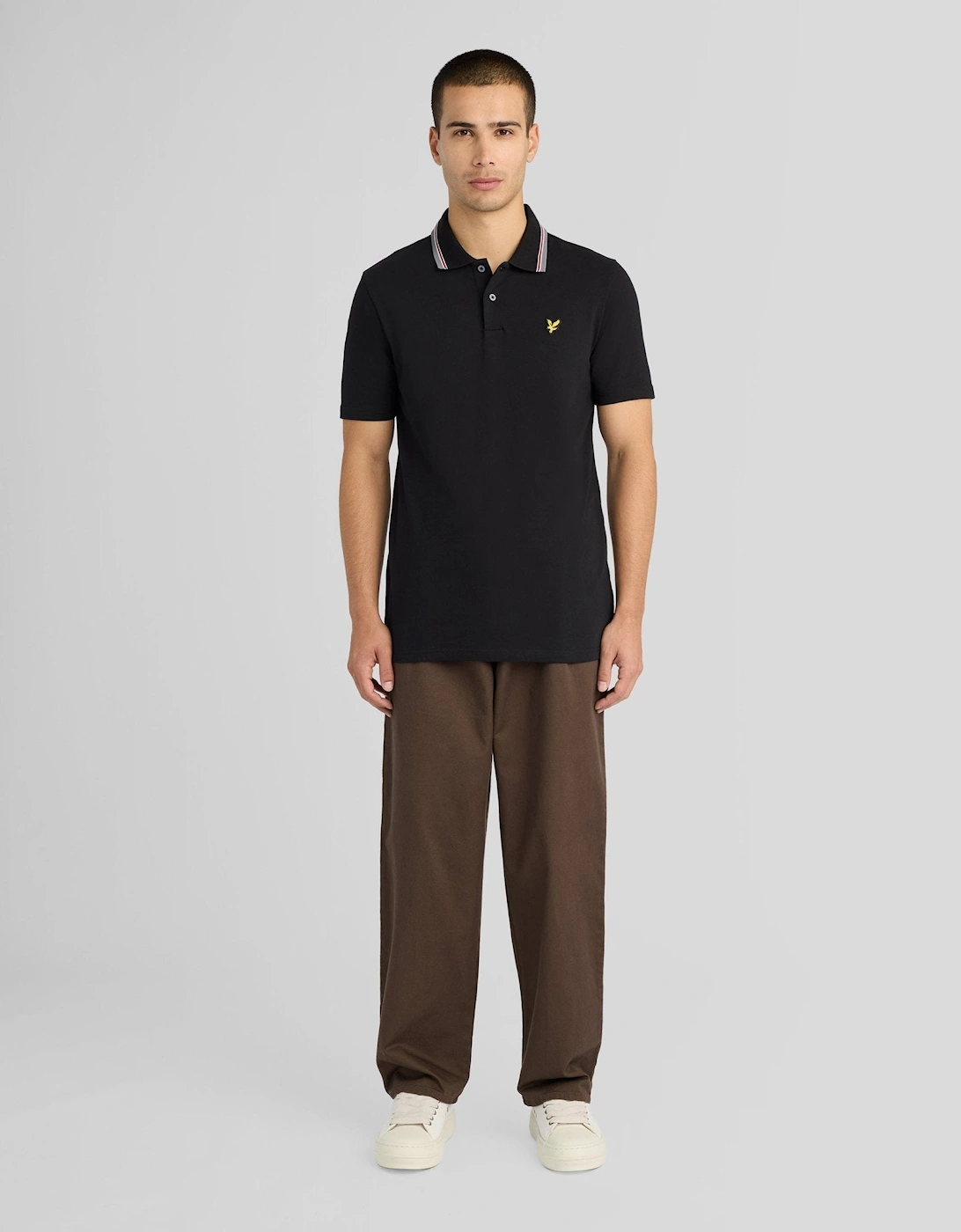 Tipped Track Polo Shirt
