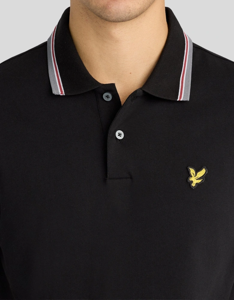 Tipped Track Polo Shirt