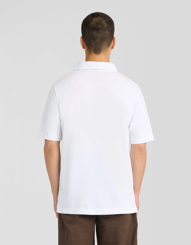 Relaxed Cotton Jersey Polo Shirt