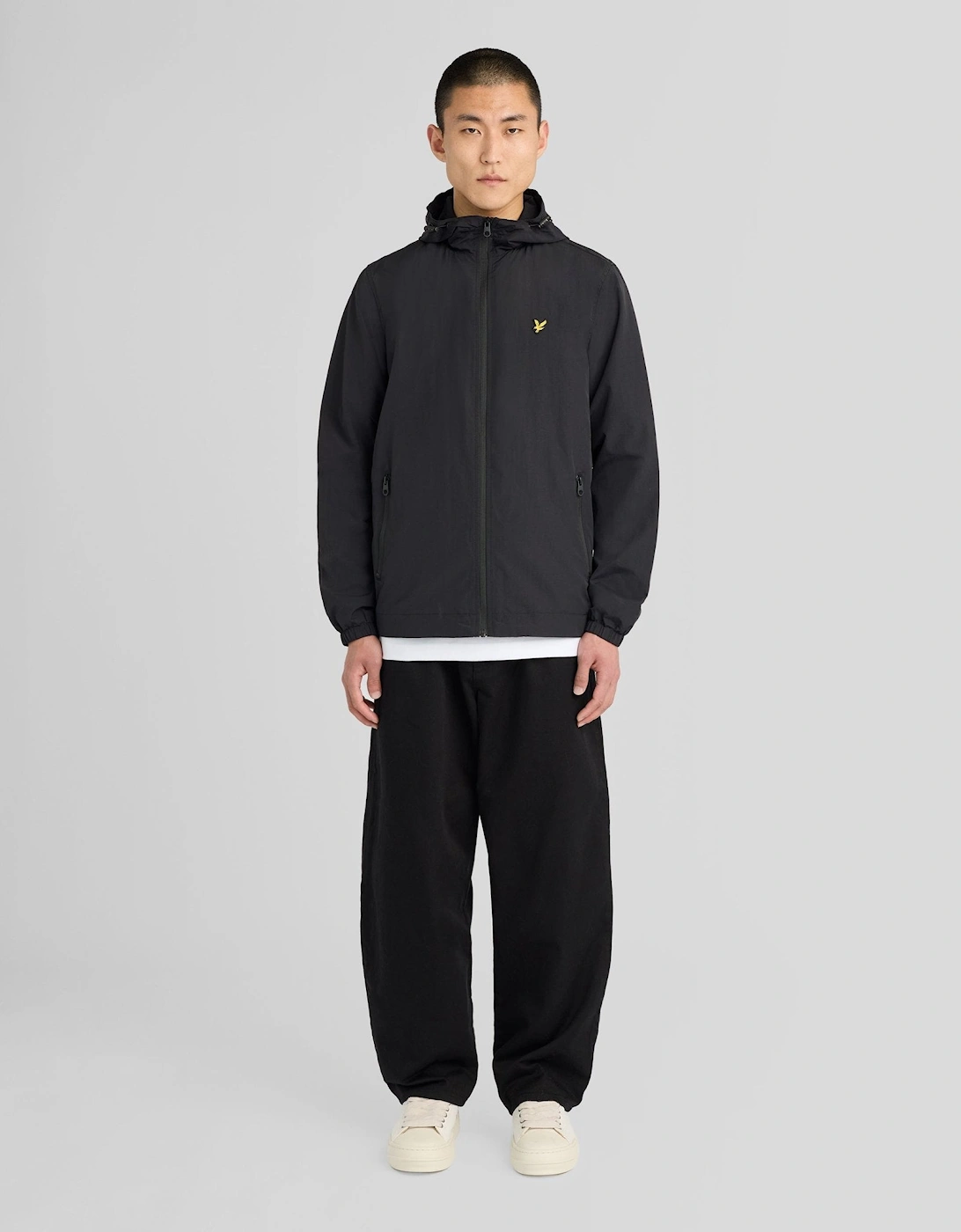 Taped Water Resistant Hooded Jacket