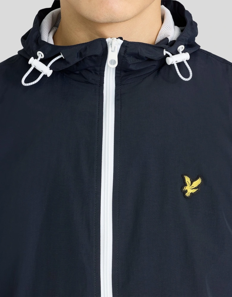 Contrast Zip Water Resistant Jacket