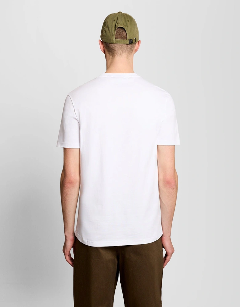 Check Eagle Cotton T-Shirt