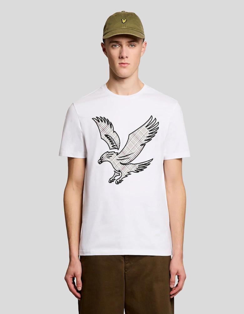 Check Eagle Cotton T-Shirt