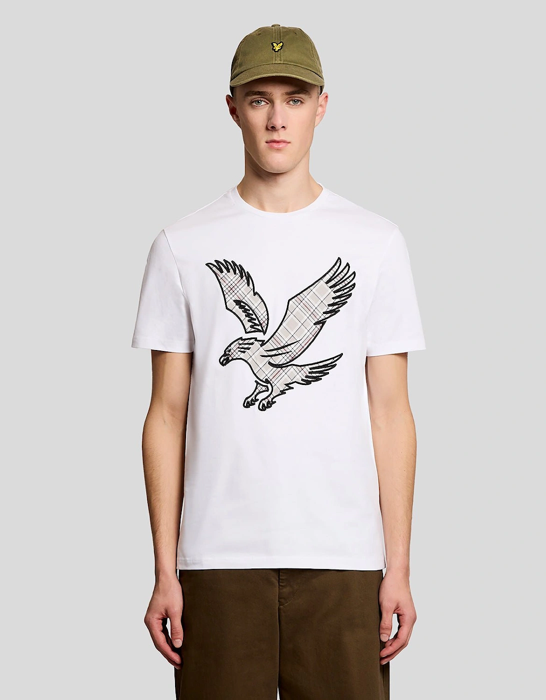 Check Eagle Cotton T-Shirt, 7 of 6